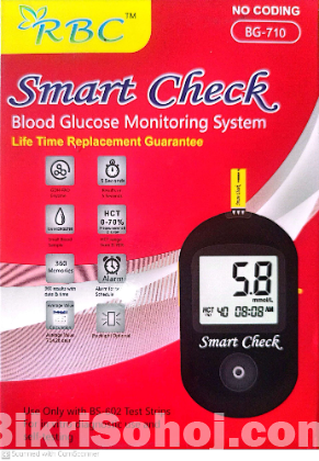 Smart check blood glucose monitoring system